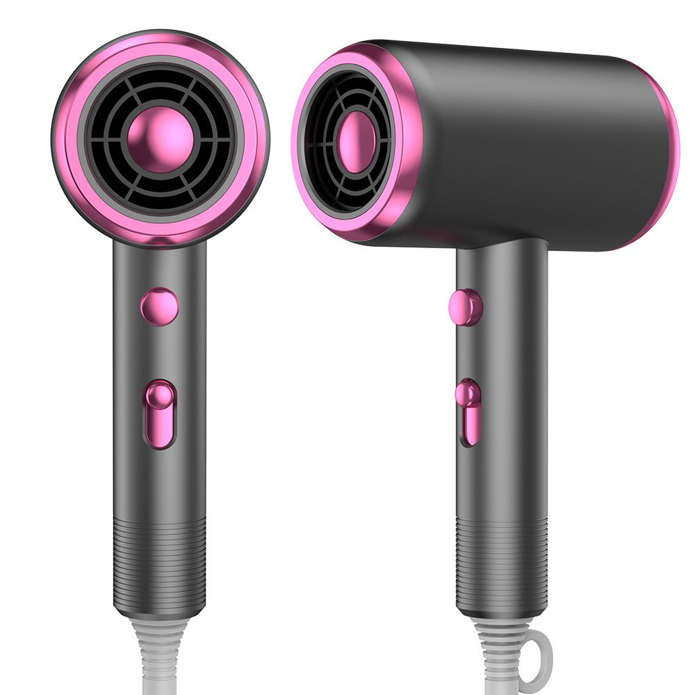 Professional Hair Dryer 1800W Powerful Ionic Hairdryer With Diffuser Blow Dryer With 2 Speeds; 3 Heating And Cool Button For Women Man Home Travel Salon Curly And Straight Hair