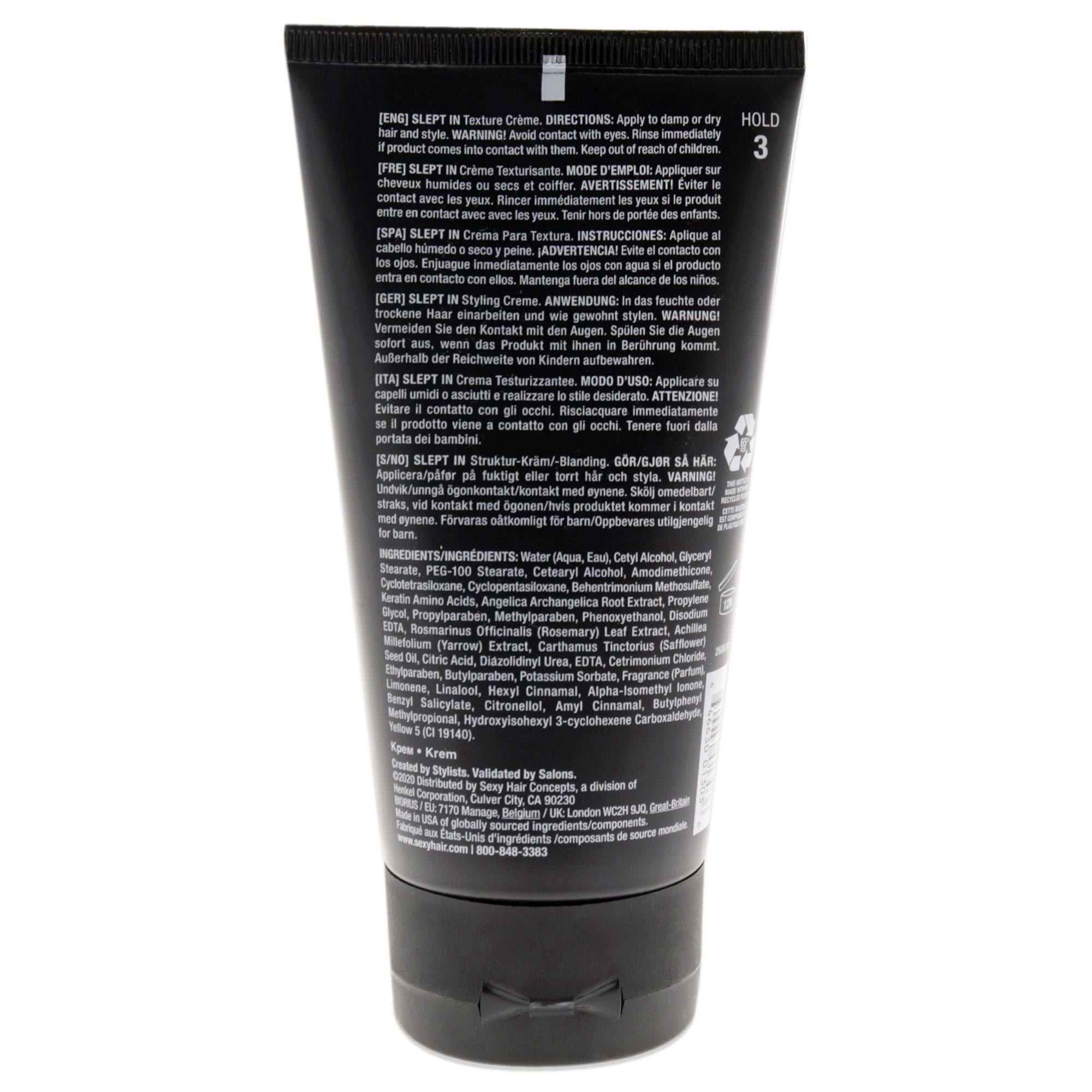 Style Hair Slept In Texture Creme by  Hair for Unisex - 5.1 oz Cream