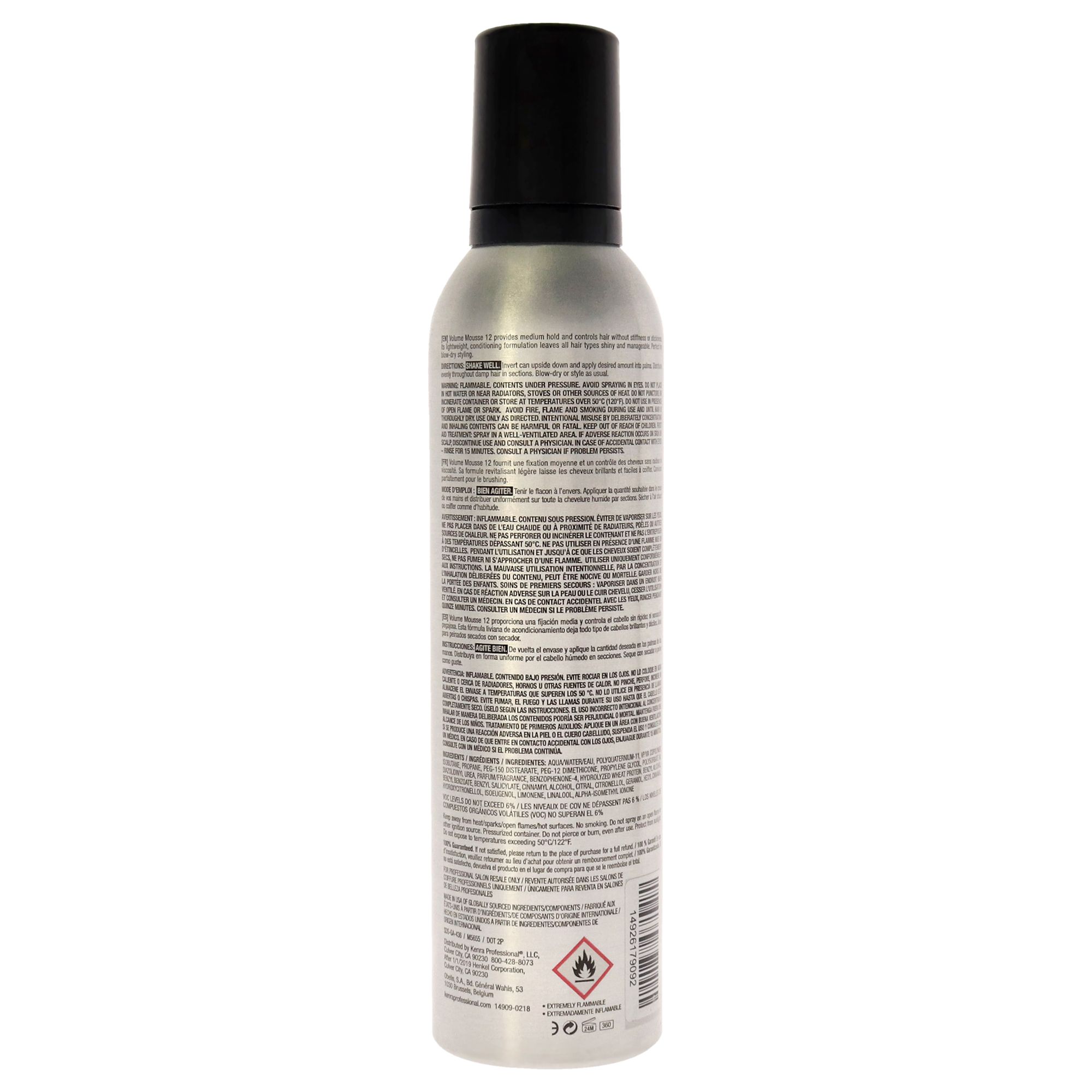 Volume Mousse - 12 by Kenra for Unisex - 8 oz Mousse