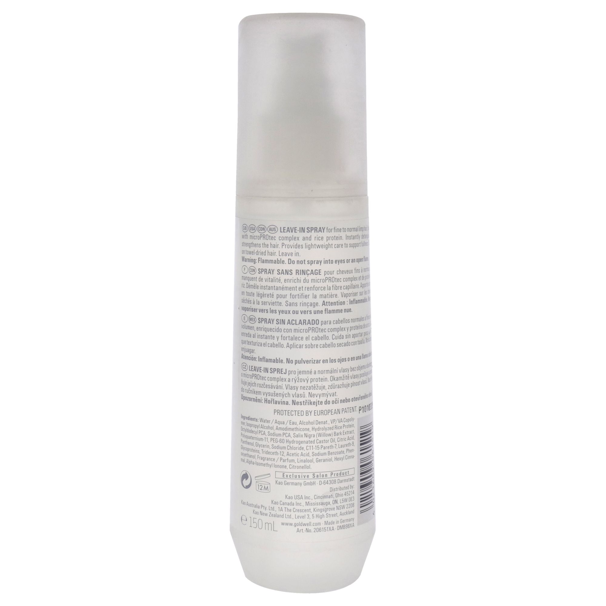 Dualsenses Ultra Volume Bodifying Spray by Goldwell for Unisex - 5 oz Hair Spray