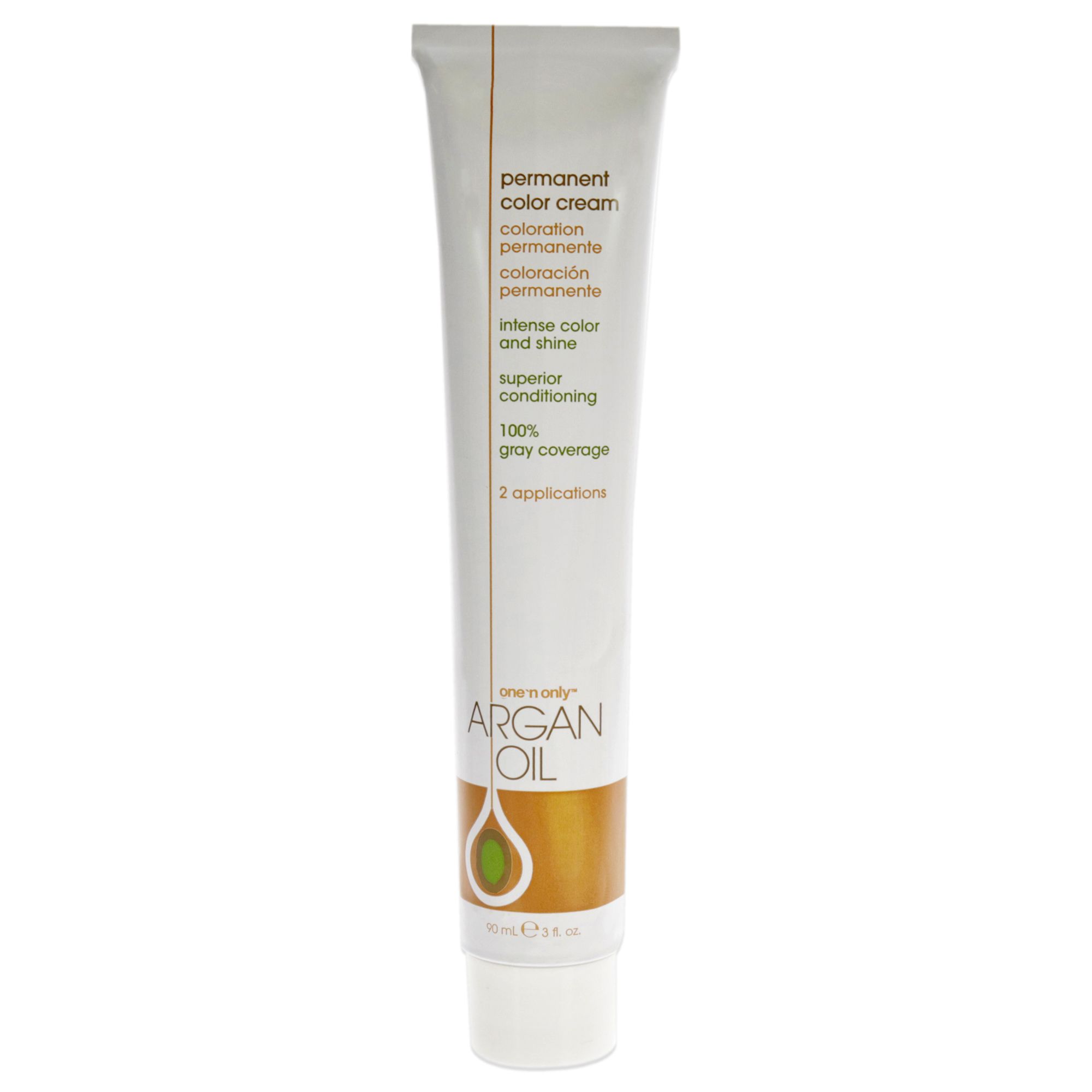 Argan Oil Permanent Color Cream - 6S Dark Sand Blonde by One n Only for Unisex - 3 oz Hair Color